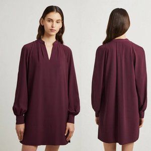 French Connection Mahi Crepe Long Sleeve Shift Dress